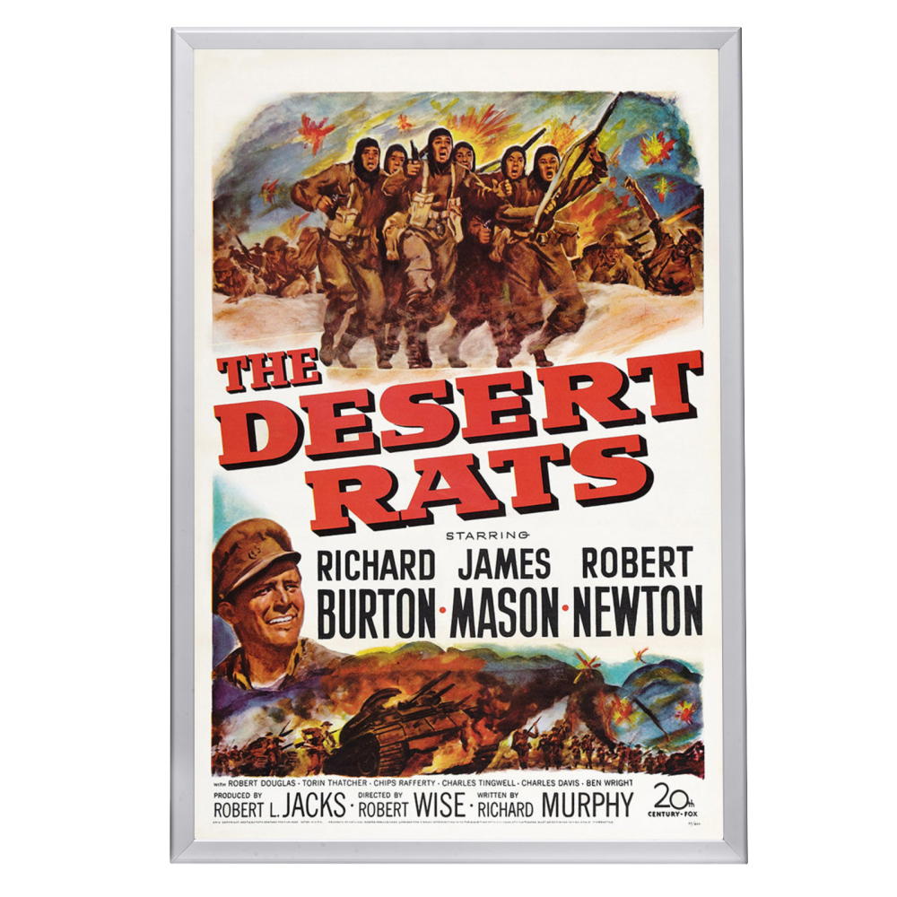 "Desert Rats" (1953) Framed Movie Poster
