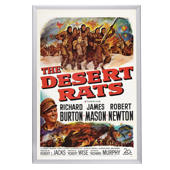 "Desert Rats" (1953) Framed Movie Poster
