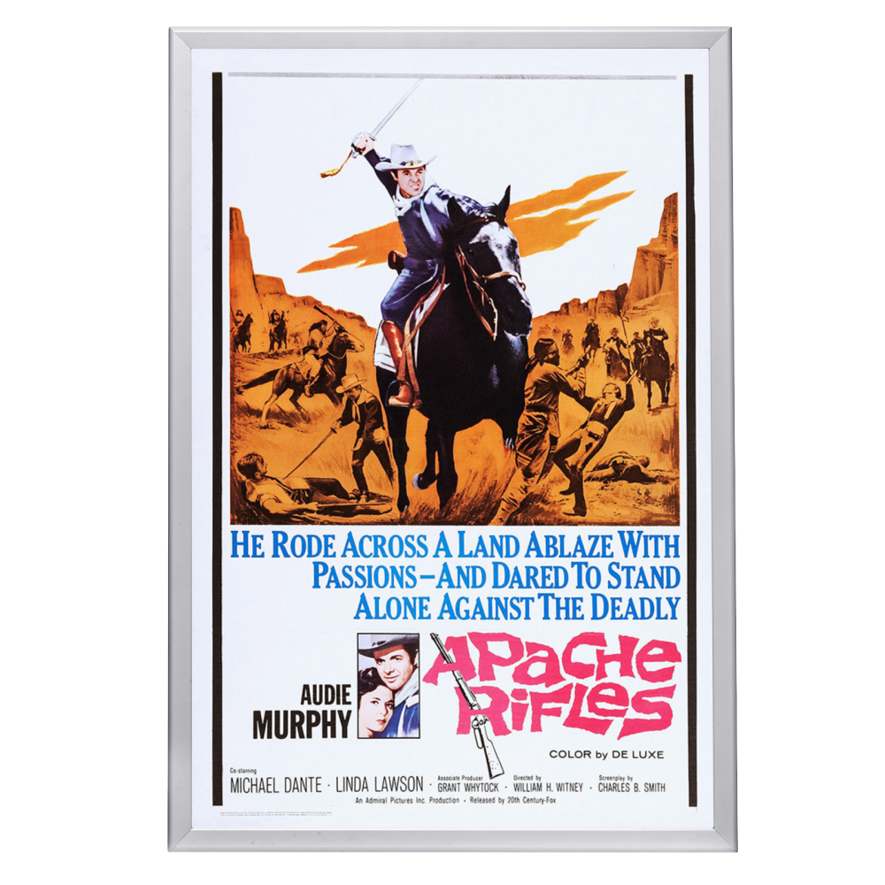 "Apache Rifles" (1964) Framed Movie Poster