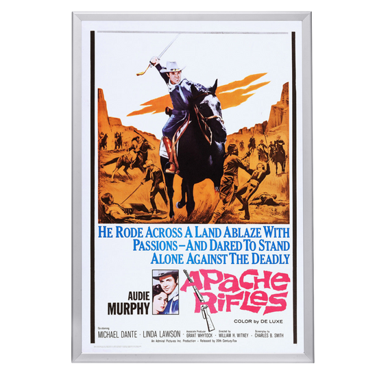 "Apache Rifles" (1964) Framed Movie Poster