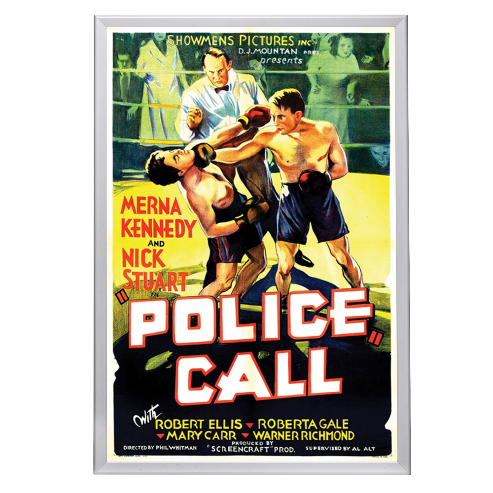 "Police Call" (1933) Framed Movie Poster