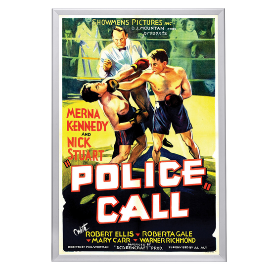 "Police Call" (1933) Framed Movie Poster