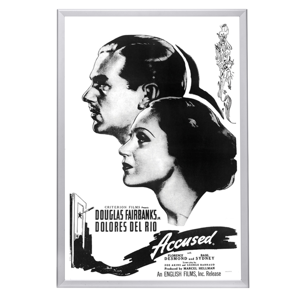 "Accused" (1936) Framed Movie Poster