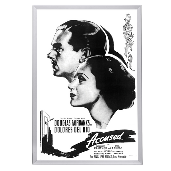 "Accused" (1936) Framed Movie Poster