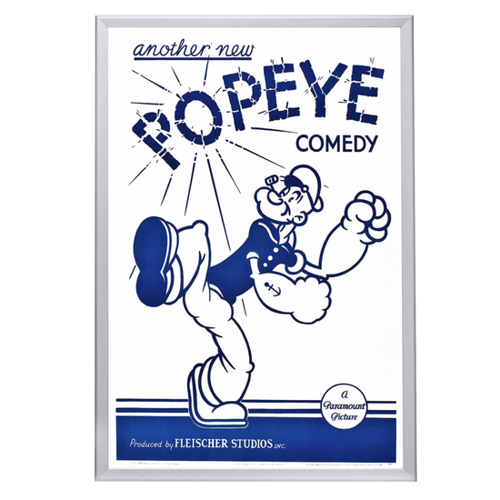 "Let's Sing With Popeye" (1934) Framed Movie Poster