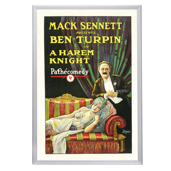 "Harem Knight" (1926) Framed Movie Poster