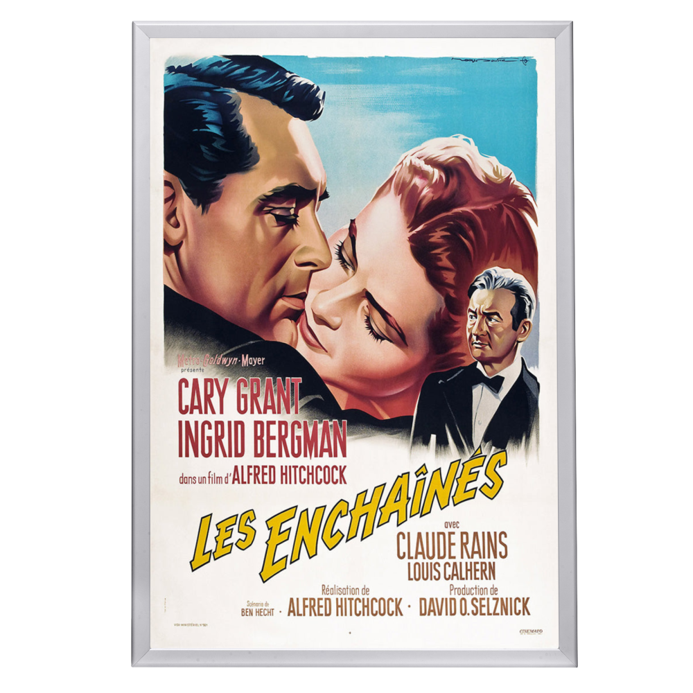 "Notorious (French)" (1946) Framed Movie Poster