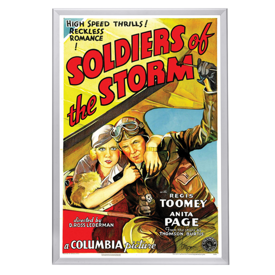 "Soldiers Of The Storm" (1933) Framed Movie Poster