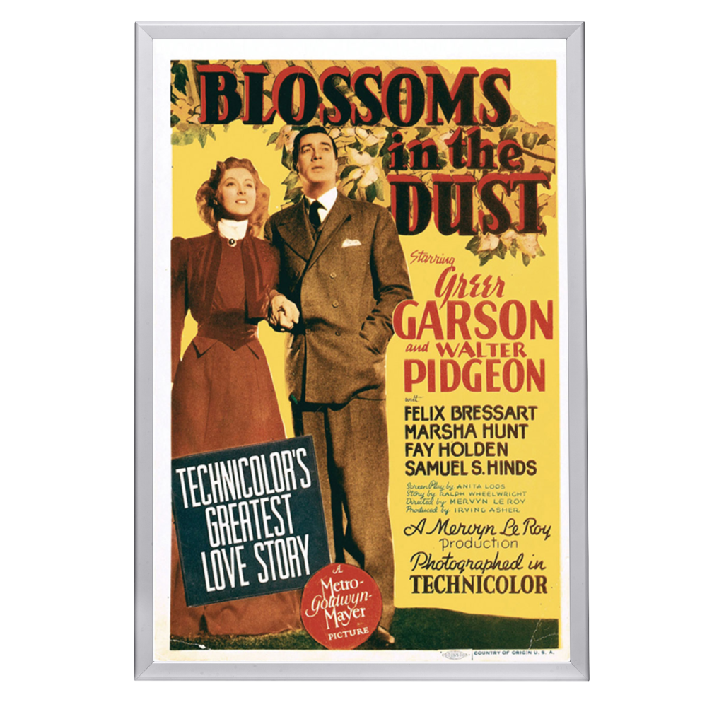 "Blossoms In The Dust" (1941) Framed Movie Poster
