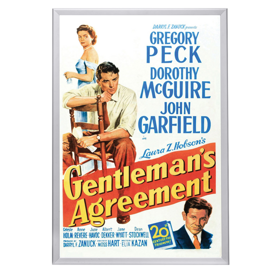 "Gentleman's Agreement" (1947) Framed Movie Poster