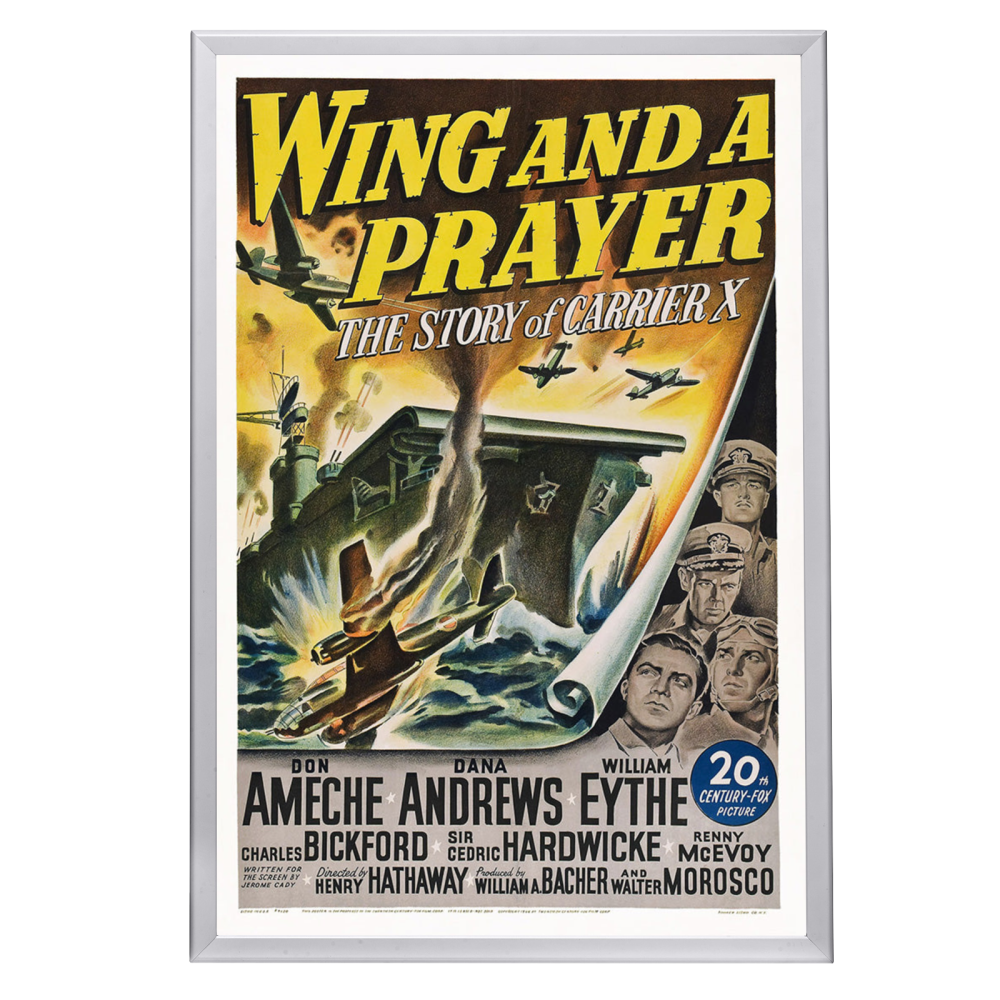 "Wing And A Prayer" (1944) Framed Movie Poster