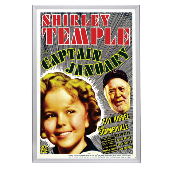 "Captain January" (1936) Framed Movie Poster