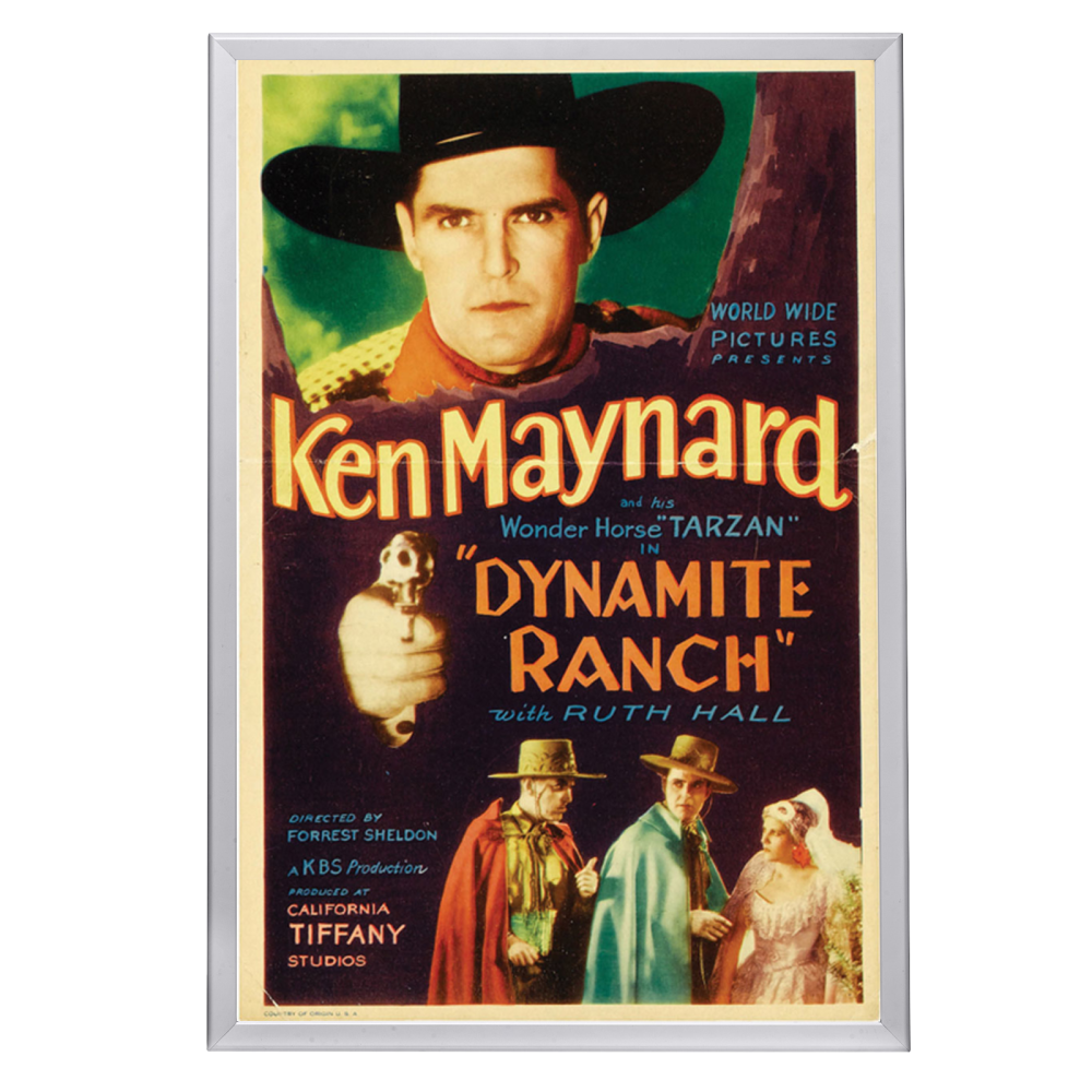 "Dynamite Ranch" (1932) Framed Movie Poster