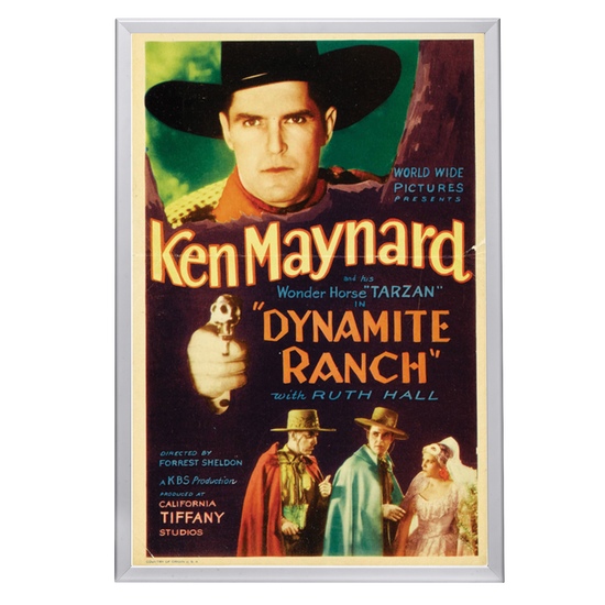 "Dynamite Ranch" (1932) Framed Movie Poster