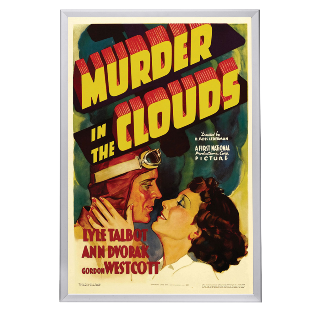 "Murder In The Clouds" (1934) Framed Movie Poster