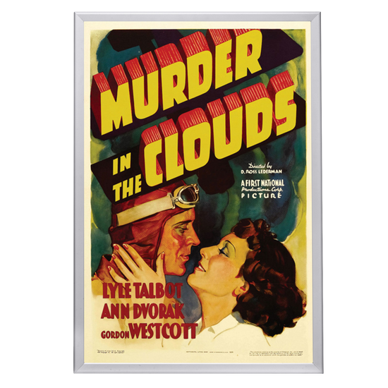 "Murder In The Clouds" (1934) Framed Movie Poster