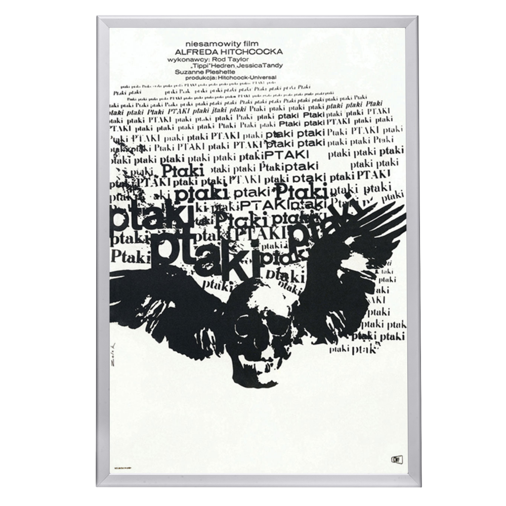 "Birds" (1963) Framed Movie Poster