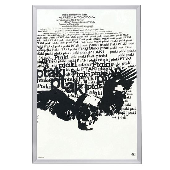 "Birds" (1963) Framed Movie Poster