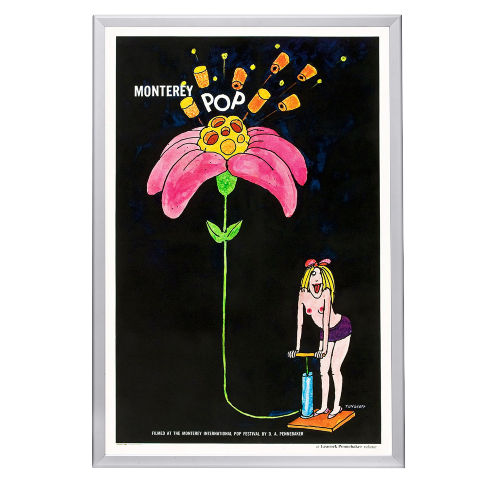 "Monterey Pop" (1969) Framed Movie Poster