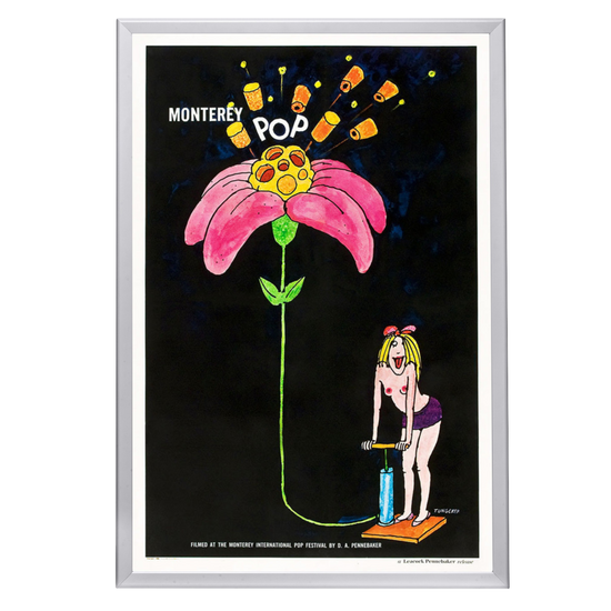 "Monterey Pop" (1969) Framed Movie Poster