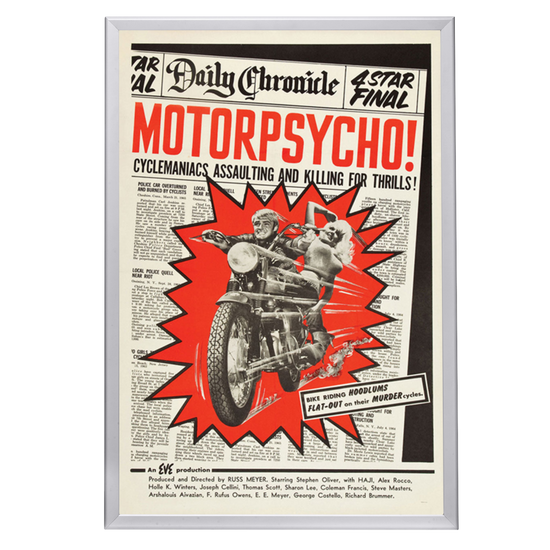 "Motor Psycho" (1968) Framed Movie Poster