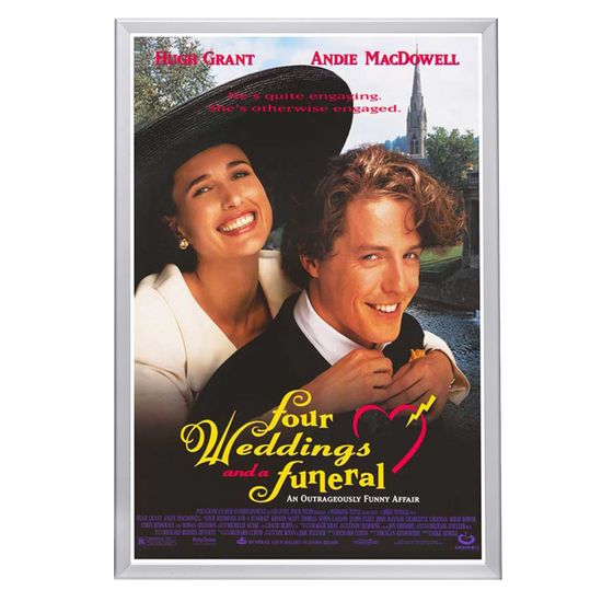 "Four Weddings and a Funeral" (1994) Framed Movie Poster