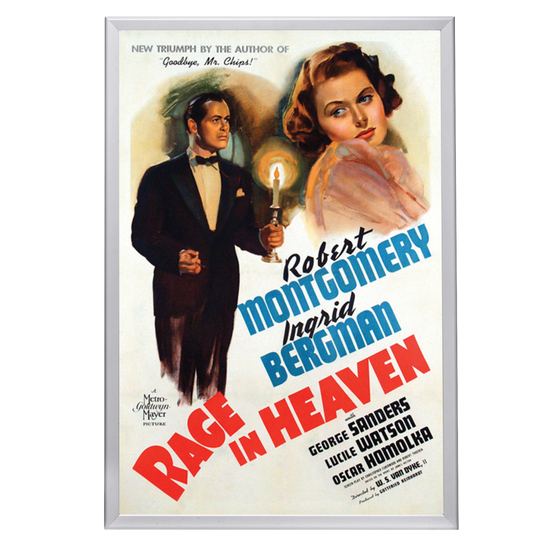 "Rage In Heaven" (1941) Framed Movie Poster