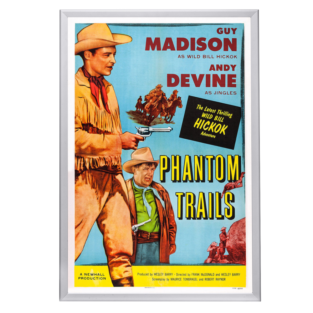 "Phantom Trails" (1955) Framed Movie Poster