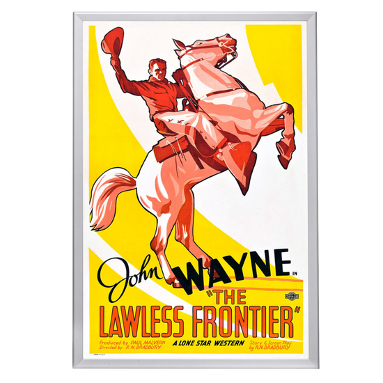 "Lawless Frontier" (1934) Framed Movie Poster