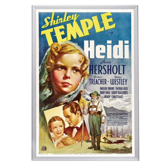 "Heidi" (1937) Framed Movie Poster