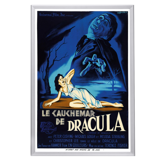 "Horror Of Dracula (French)" (1958) Framed Movie Poster