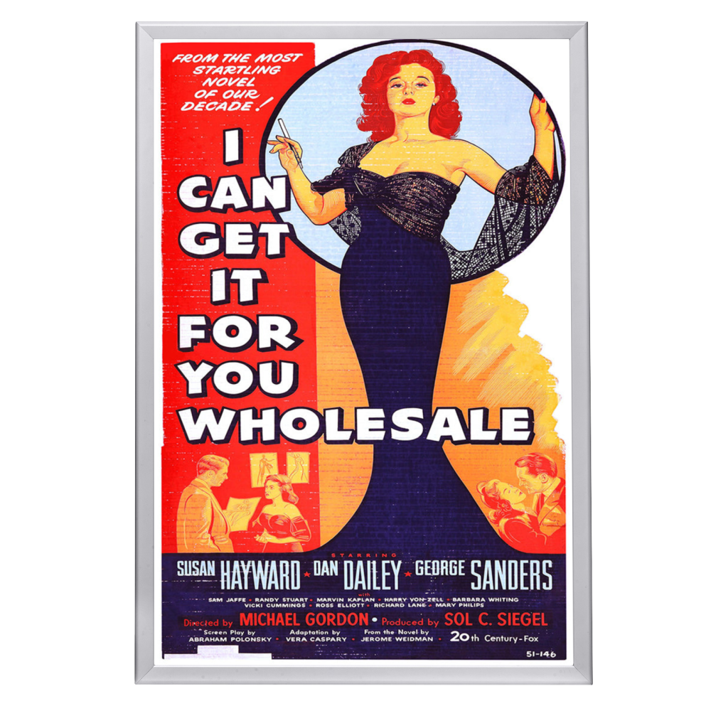 "I Can Get It For You Wholesale" (1951) Framed Movie Poster