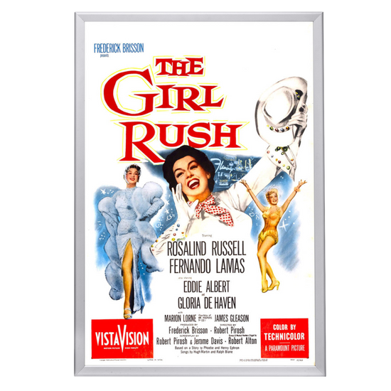 "Girl Rush" (1955) Framed Movie Poster