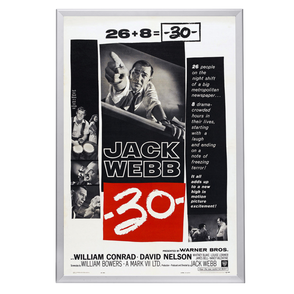 "'-30" (1959) Framed Movie Poster