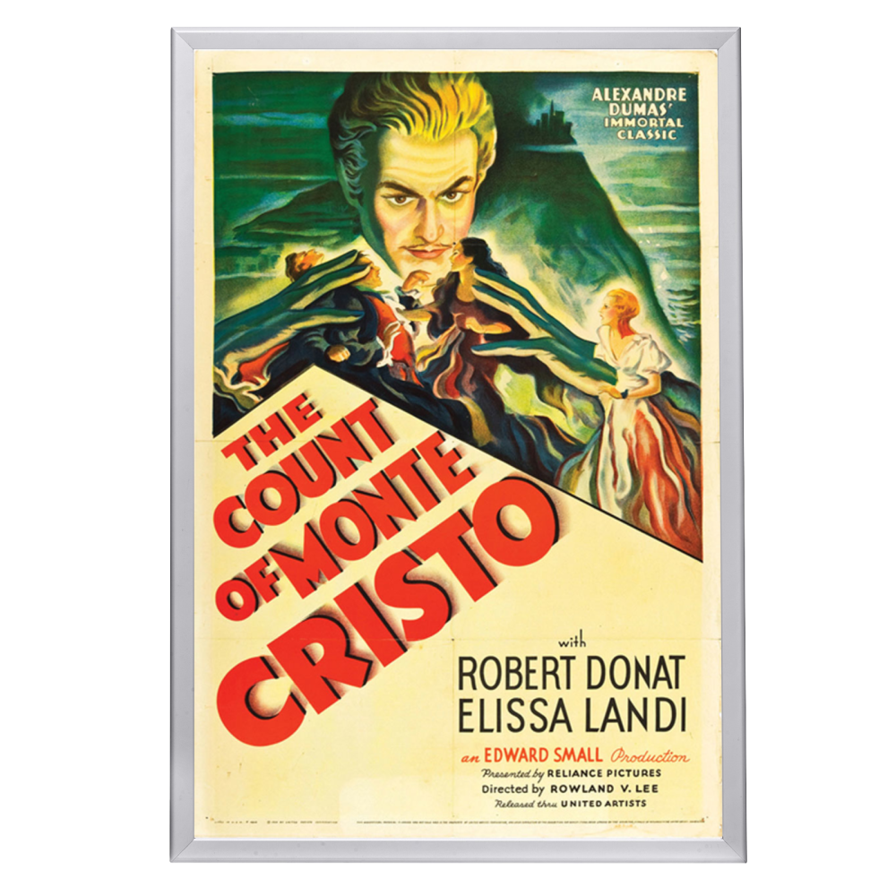 "Count Of Monte Cristo" (1934) Framed Movie Poster