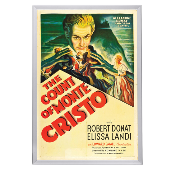 "Count Of Monte Cristo" (1934) Framed Movie Poster