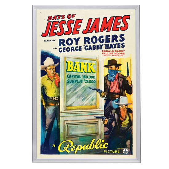 "Days Of Jesse James" (1939) Framed Movie Poster