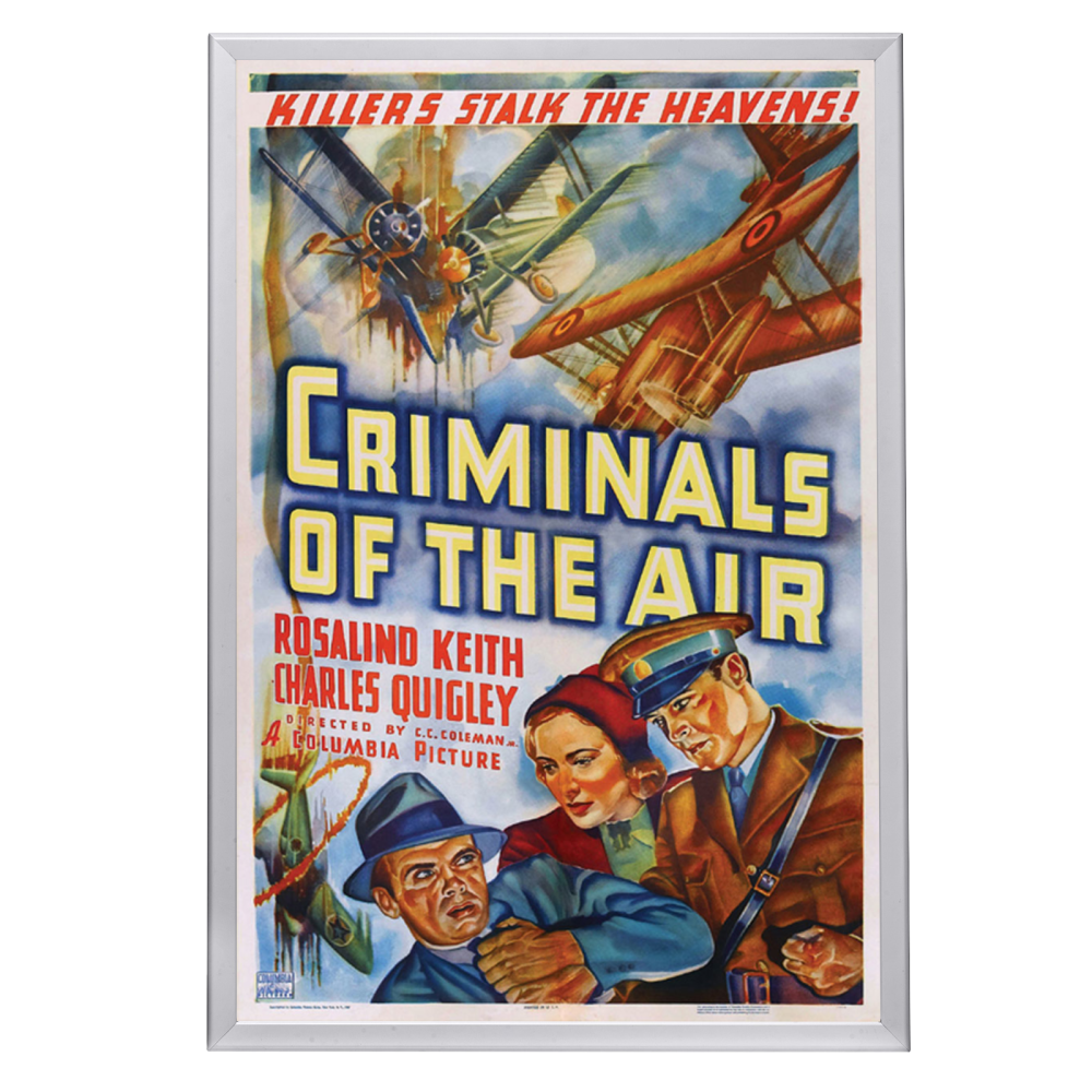 "Criminals Of The Air" (1937) Framed Movie Poster