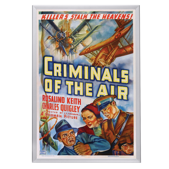 "Criminals Of The Air" (1937) Framed Movie Poster