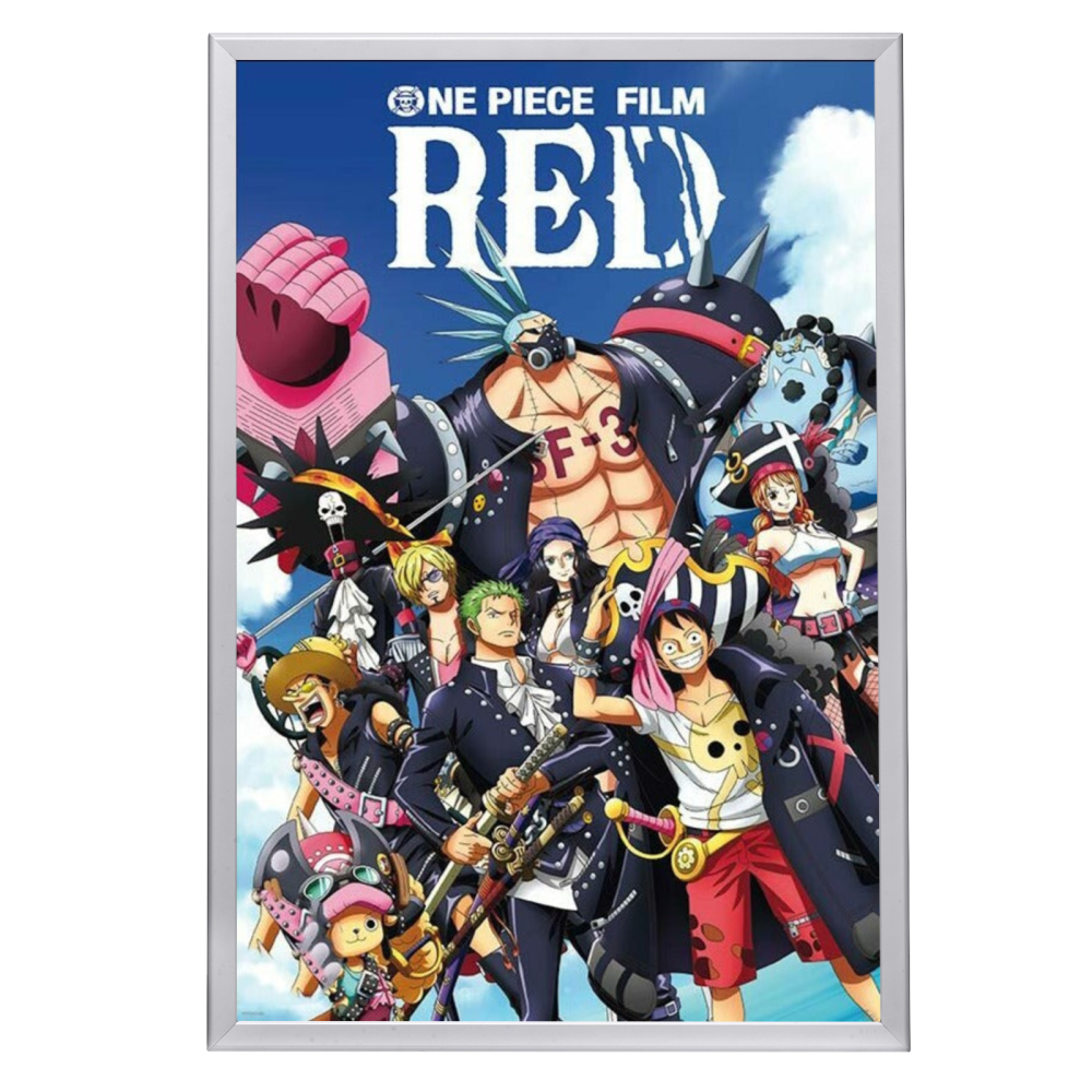 "One Piece Film: Red" Framed Movie Poster