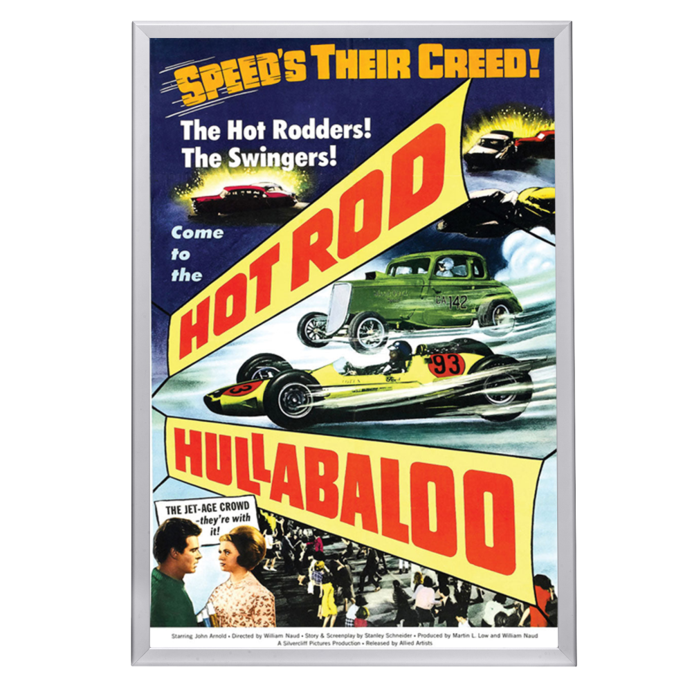 "Hot Rod Hullabaloo" (1966) Framed Movie Poster