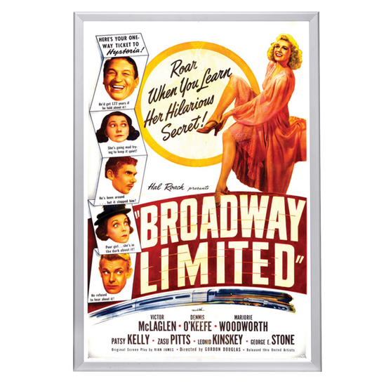 "Broadway Limited" (1941) Framed Movie Poster