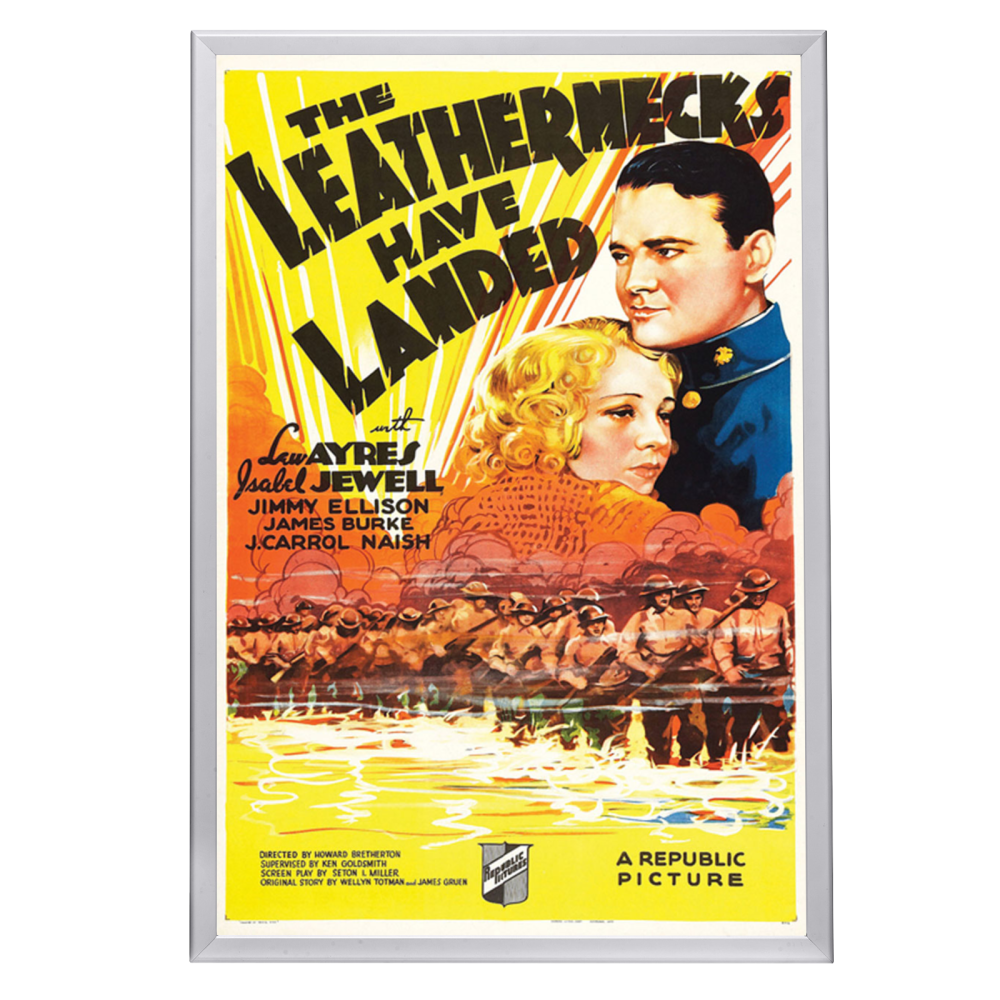 "Leathernecks Have Landed" (1936) Framed Movie Poster