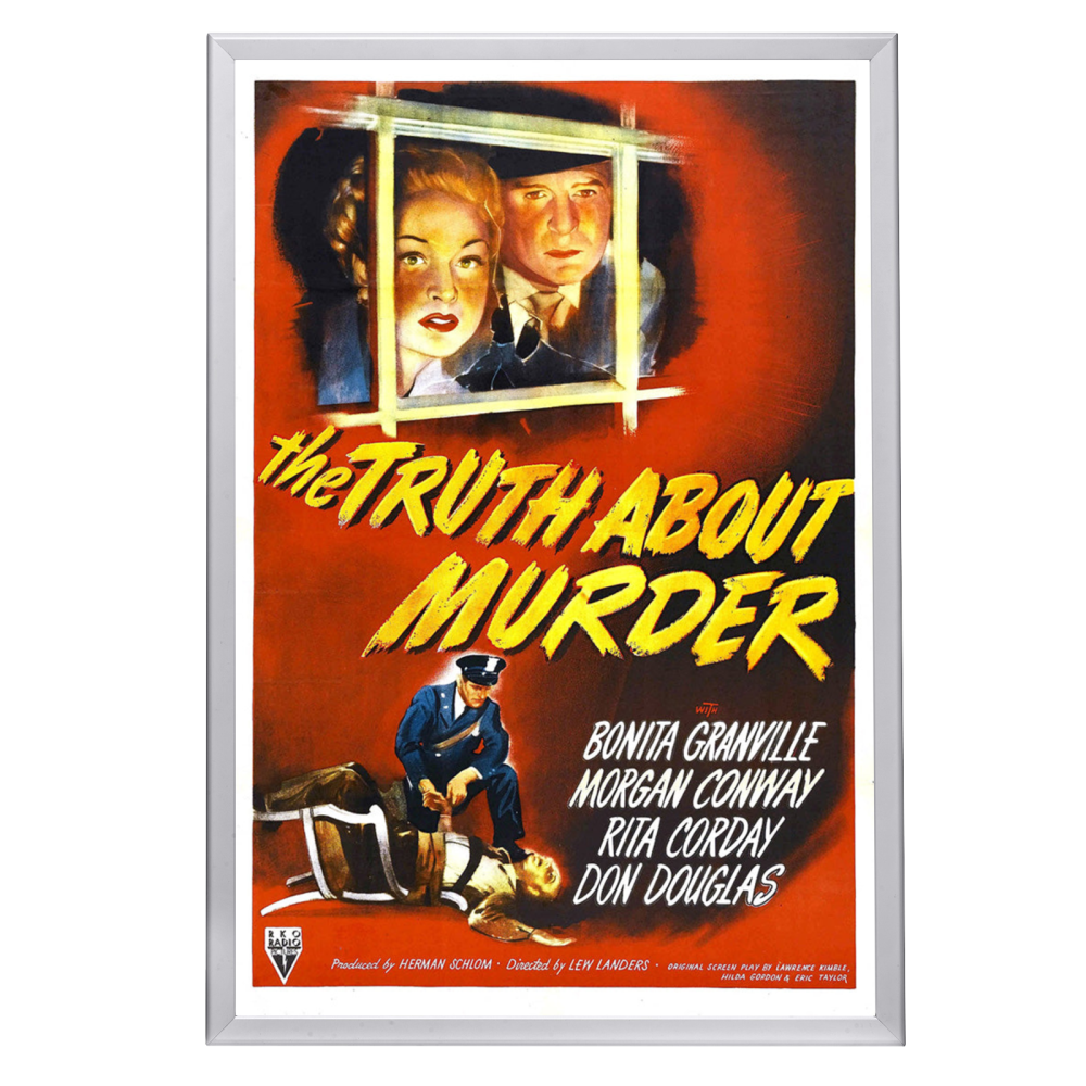 "Truth About Murder" (1946) Framed Movie Poster