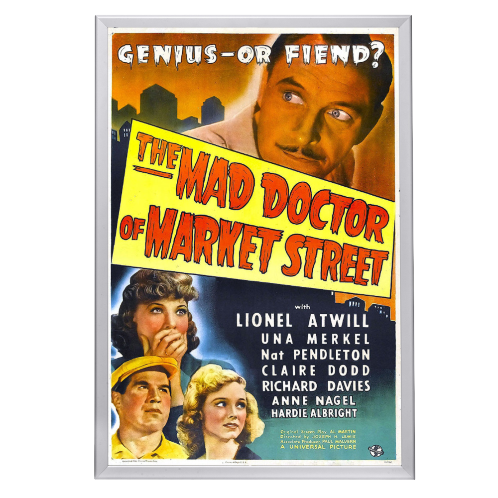 "Mad Doctor Of Market Street" (1942) Framed Movie Poster