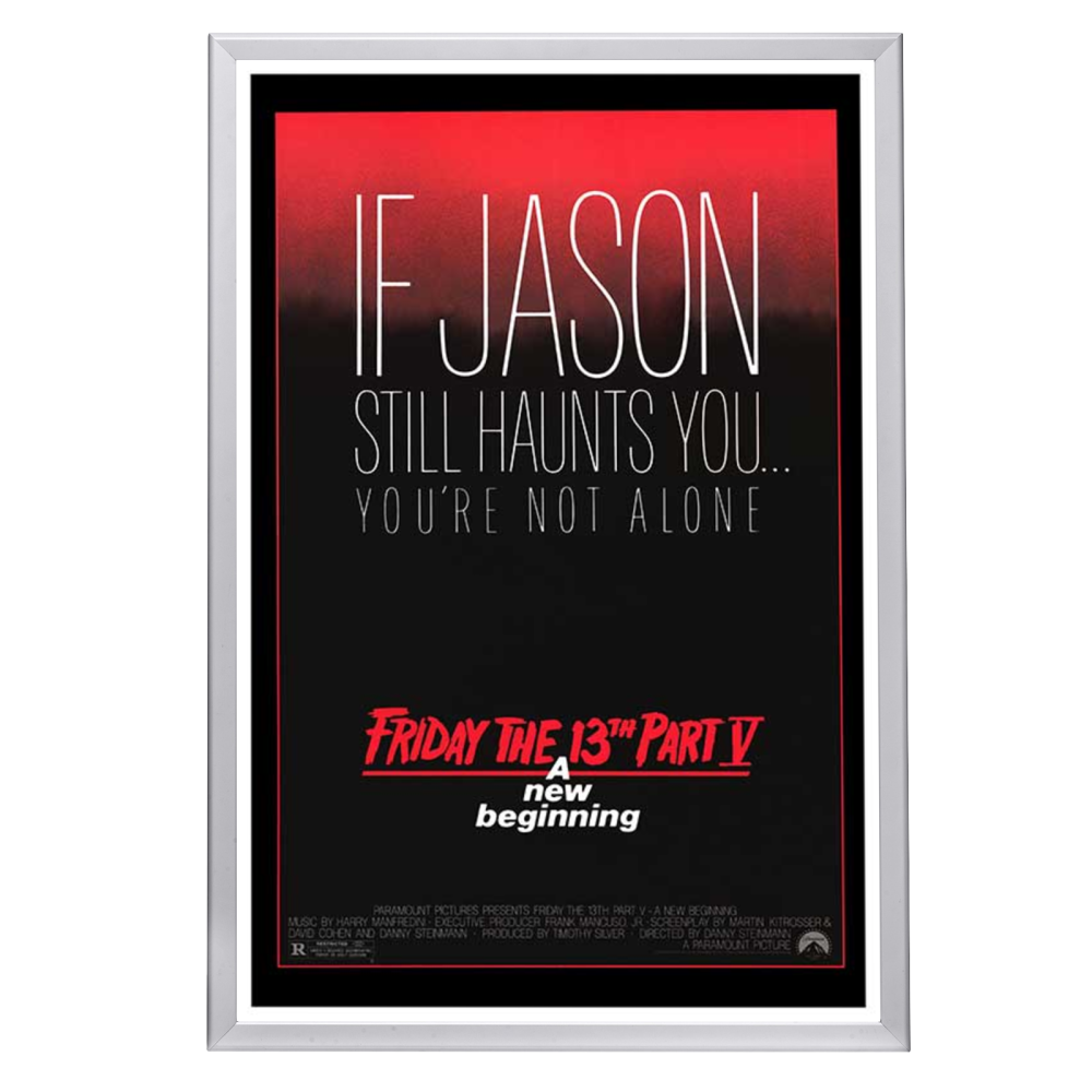 "Friday the 13th Part V: A New Beginning" (1985) Framed Movie Poster