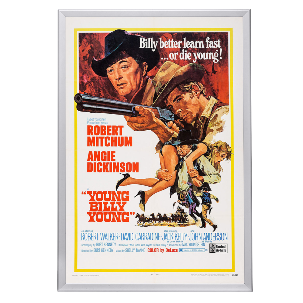 "Young Billy Young" (1969) Framed Movie Poster