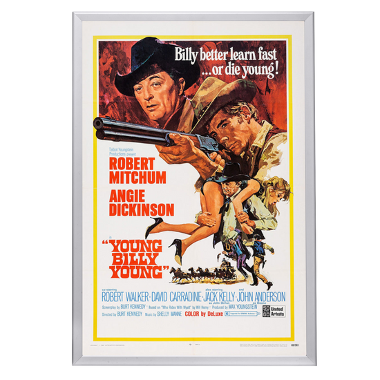 "Young Billy Young" (1969) Framed Movie Poster