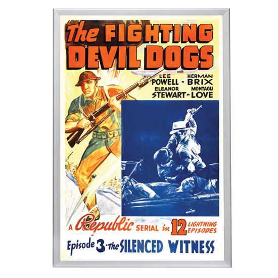 "Fighting Devil Dogs" (1938) Framed Movie Poster