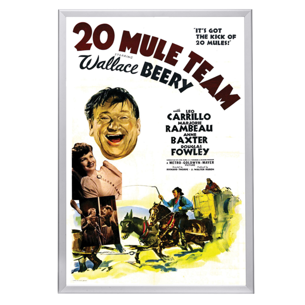 "20 Mule Team" (1940) Framed Movie Poster